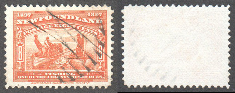 Newfoundland Scott 67 Used VF (P) - Click Image to Close